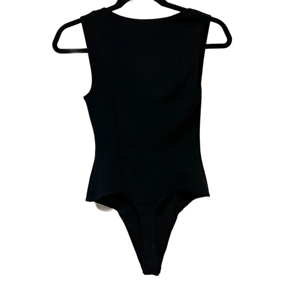 Who What Wear Haley Corset Bodysuit Top Sleeveless Sweetheart Neckline Black XS - Picture 6 of 10